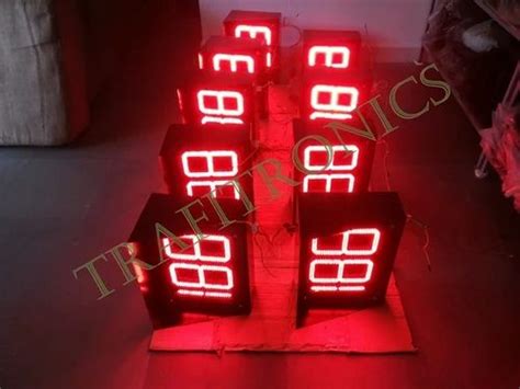 Traffic Signal Countdown Timer - 5 Watt Solar Traffic Warning Lamp ...