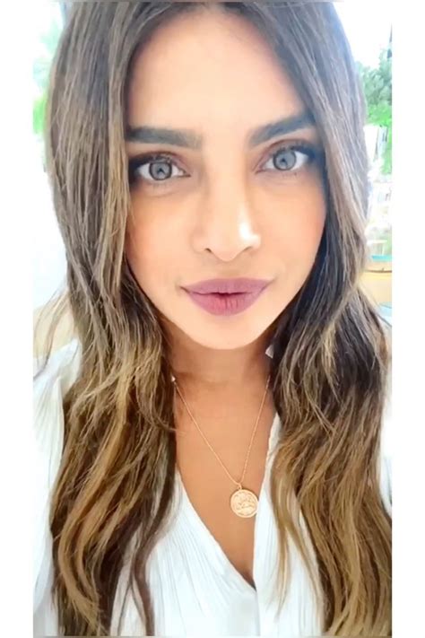 Priyanka Chopra picked a white shirt dress to share a message on ...