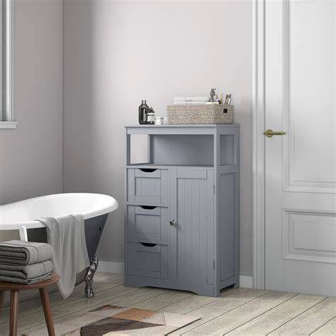 Bathroom Floor Storage Cabinets ZENY™ Modern Bathroom Floor Storage