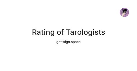 Rating of Tarologists — Teletype