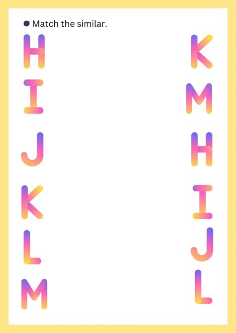 Image result for Alphabet Matching Printable Free