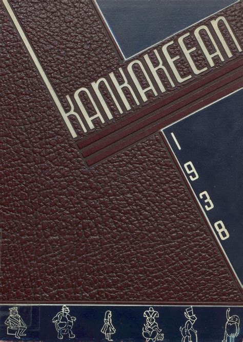 1938 yearbook from Kankakee High School from Kankakee, Illinois for sale