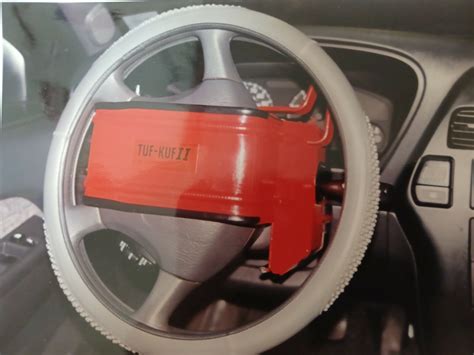 Buy Steering Wheel Column Lock w Air B, Ignition Protection, Cust Fit ...