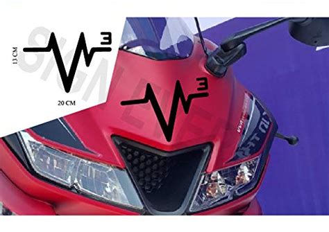 SIGN EVER Yamaha R15 V3 Mask Stickers for Bike Head Graphics for Sides ...