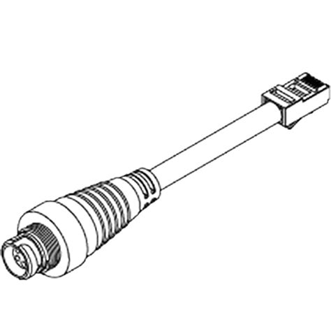 Simrad RJ45-Yellow Round Ethernet Adapter Cable RJ45M / 5PinF : Amazon ...