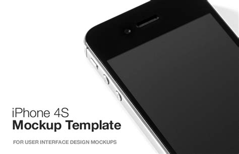 iPhone 4S Mockup Template — Medialoot