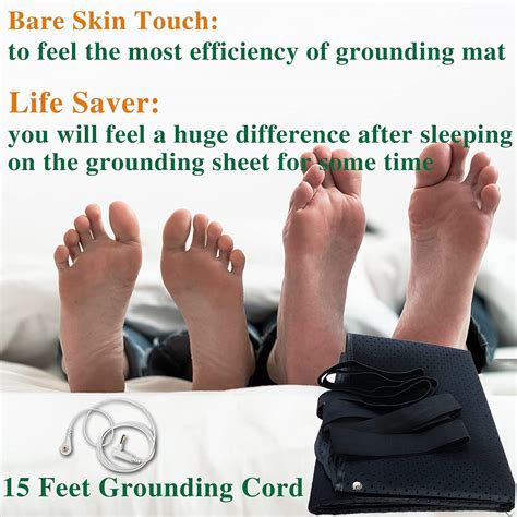 Grounding Mat, Breathable Grounding Mats Plus Grounding Cord Grounding ...