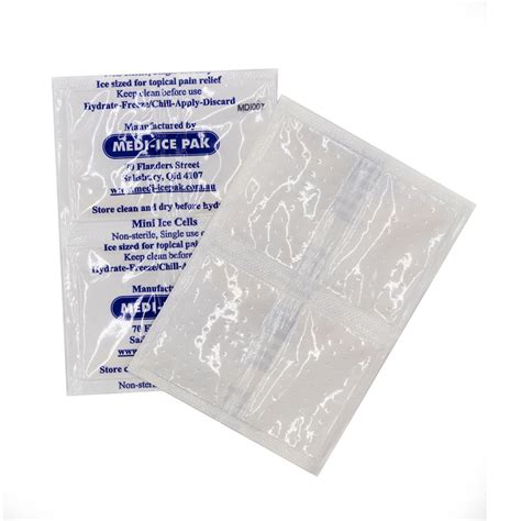 Medi- Mini Ice 4 cell sheet x 20 Disposable | Medi-IcePak