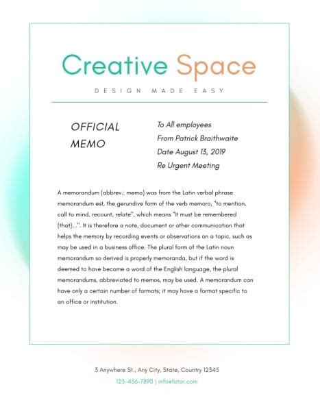 Image result for Create a Memo