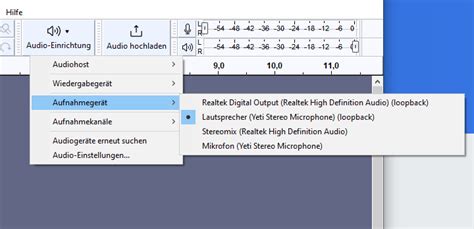 Image result for Audacity Loopback Recording