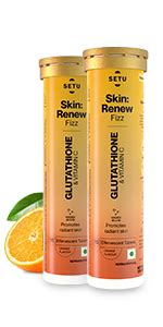 Setu Skin Renew Glutathione Tablets for Glowing Skin | 30 Effervescent ...