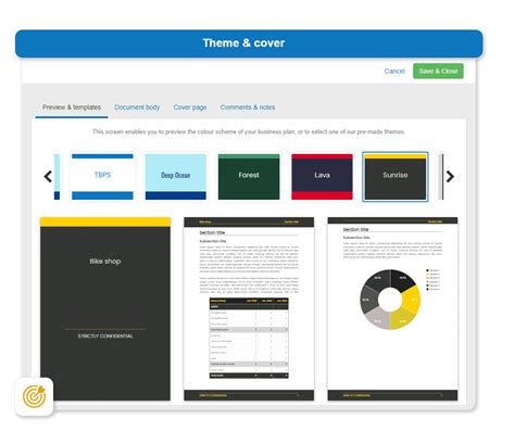 Business Cover Page Example 的图像结果