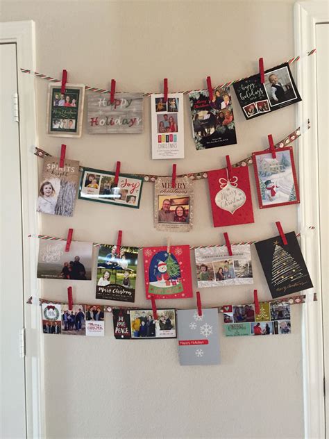 51 best christmas card display ideas – Artofit