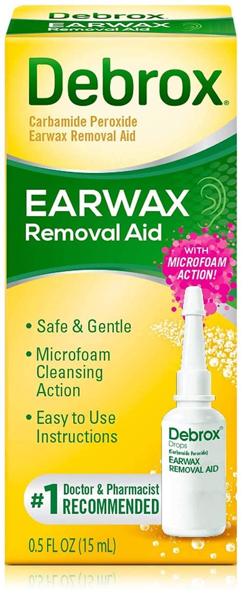Buy Debrox Drops Earwax Removal Aid 0.5 oz (Pack of 3) Online at Low ...