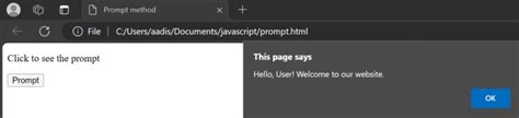 Image result for JavaScript Pop-Up Message