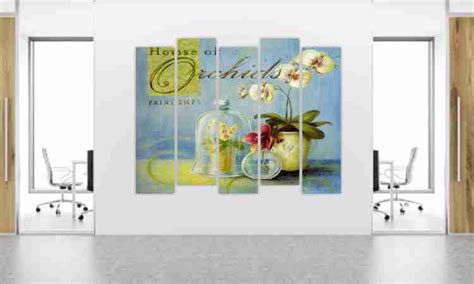 DECOR Production Multiple Frames Split Art Texture MDF Wall Paintings ...