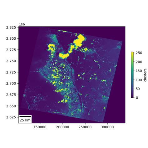 Raster Package Python 的图像结果
