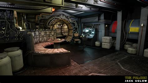 Jack Uglow - Millennium Falcon Interior Environment Art
