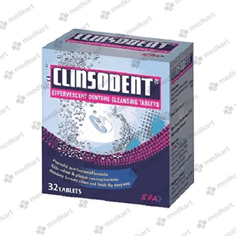CLINSODENT TABLET 32'S Price, Uses, Side Effects & Substitutes | Medkart