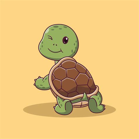 Cute Turtle Cartoon