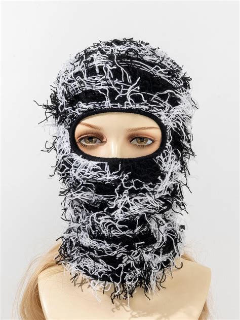 Men Two Tone Balaclava Cap | SHEIN USA