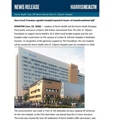 Lyndon B Johnson Hospital – Next LevelHarris Health