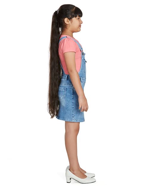 Girls Stripes Dungaree with Top 18011 | Peppermint