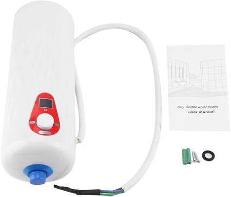 Scaldabagno Istantaneo Mini 3500W 220V - Elettronico Con Display LED, Da Sottolavello, Classe A, Per Cucina/Bagno/Camper