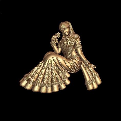 Indian Queen 3D Model | Indian Tradition