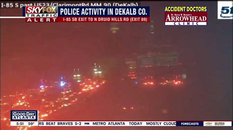 Suspicious device closes I-85SB near North Druid Hills Friday morning ...