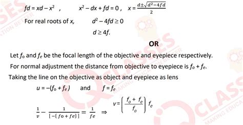 Show that the least possible distance between an object and its real ...