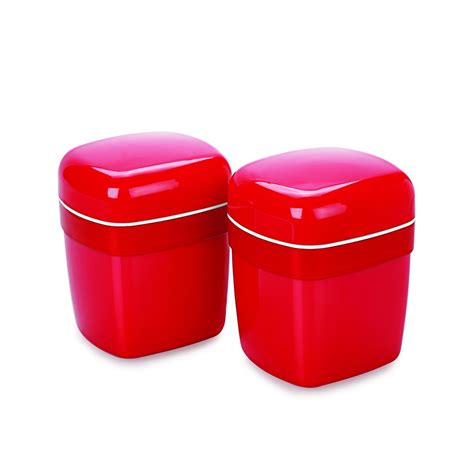 Buy Cello Ceramica Small Container Set, 2-Pieces, Red Online at Low ...