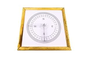 Geo Board with Protractor for Kids | Double-Sided Wooden Geoboard with ...