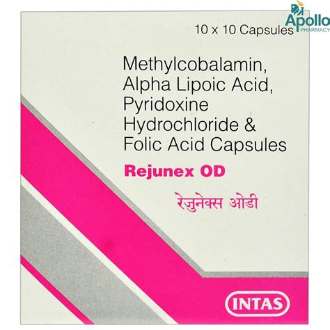Rejunex OD Capsule 10's Price, Uses, Side Effects, Composition - Apollo ...