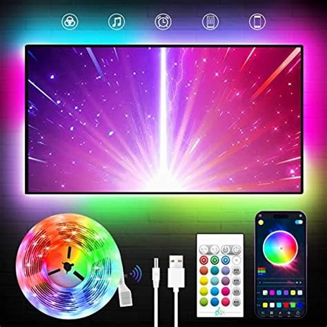 Buy KANTUTOE TV LED Backlight, 23ft TV LED Lights for 70-100 Inch, RGB ...