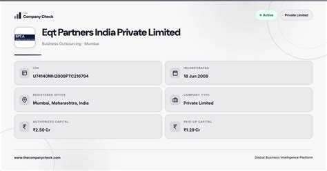 Eqt Partners India Private Limited - 2026 Insights