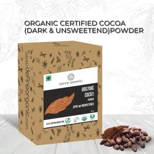 Define Organic Cocoa (Dark & Unsweetened) Powder Cocoa Powder Price in ...