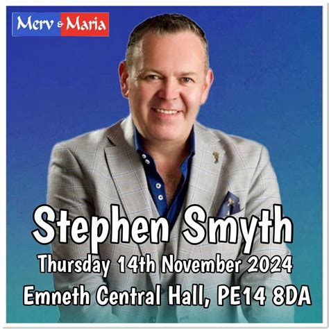 Stephen Smyth (Country & Irish Music) @ Emneth Central Hall, PE14 8DA ...