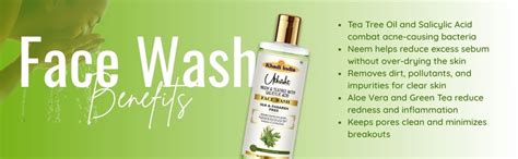 Utkrisht Khadi Neem & Tea Tree Face Wash 200ml | Herbal & Natural ...
