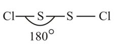 Which of the following is correct structure of S2Cl2