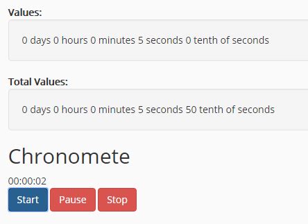 Image result for JavaScript Chronometer