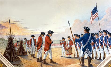 Surrender at Yorktown - American Revolution Art
