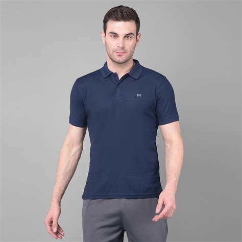 Anti Viral Anti Odour Cool Mens Collared Polo Sports Solid T-Shirt ...