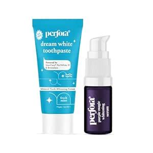 Buy Perfora Teeth Whitening Mini Combo | Purple Serum & Dream White ...