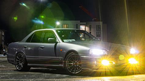 Nissan R34 摄影特辑 @ SFU Burnaby Campus - 逸成博客 (Enson's Blog)