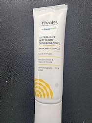 Rivela Dermascience Ultralight Matte Sunscreen Gel By Cipla | SPF 50 ...