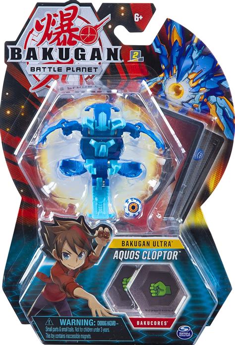 Buy Bakugan Ultra, Aquos Cloptor, 3-inch Collectible Action Figure and ...