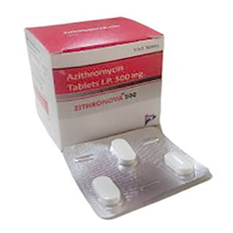ZITHRONOVA®-500 Tablets Pharmanova India Drugs Pvt. Ltd.