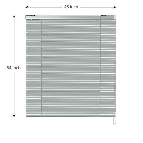 Buy DECO WINDOW Grey Metal Venetian Blind - 32x84 from Deco Window at ...