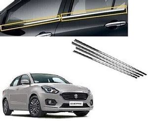 jagankirpa Chrome Lower Window Garnish Trims Chrome Maruti Swift Dzire ...
